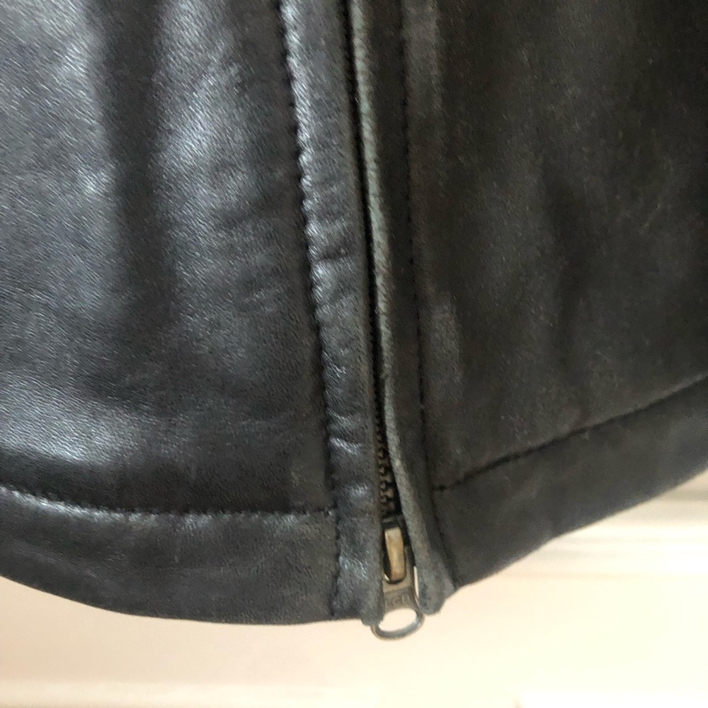 Men's Black Butter Soft Leather Jacket Large - Picture 6 of 11